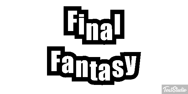Final Fantasy Efeito do texto