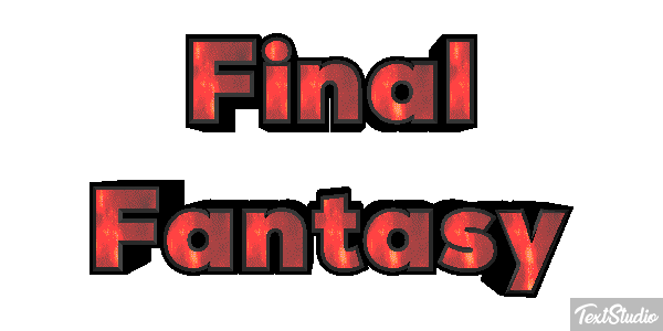 Final Fantasy Efeito do texto