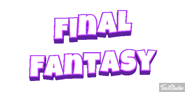 Final Fantasy Efeito do texto