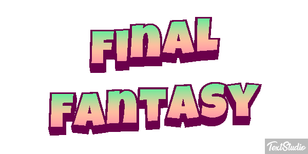 Final Fantasy Efeito do texto