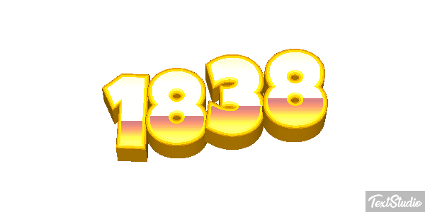 1838 Tekst effect