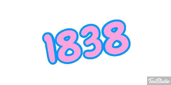 1838 Tekst effect