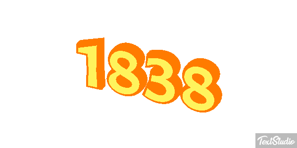 1838 Tekst effect