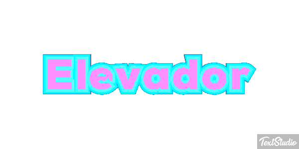 Elevador Efeito do texto