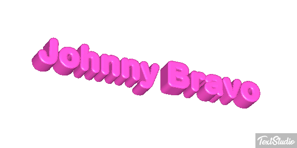 Johnny Bravo Effetto testo