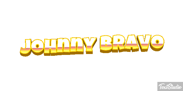 Johnny Bravo Effetto testo