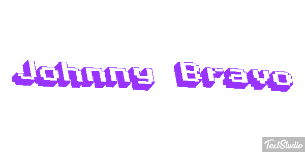 Johnny Bravo Effetto testo