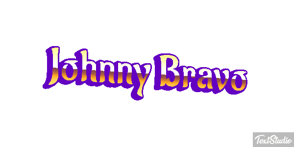 Johnny Bravo Effetto testo