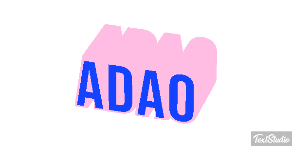Adão Text effect