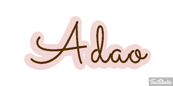 Adão Text effect