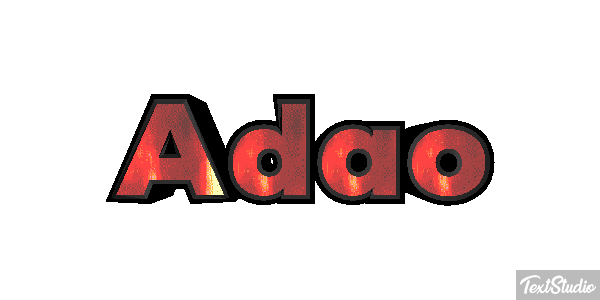 Adão Text effect
