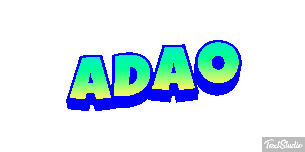Adão Text effect