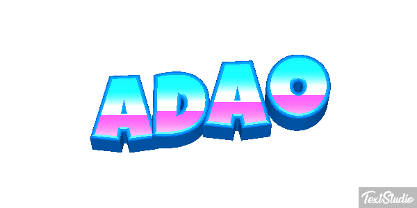 Adão Text effect