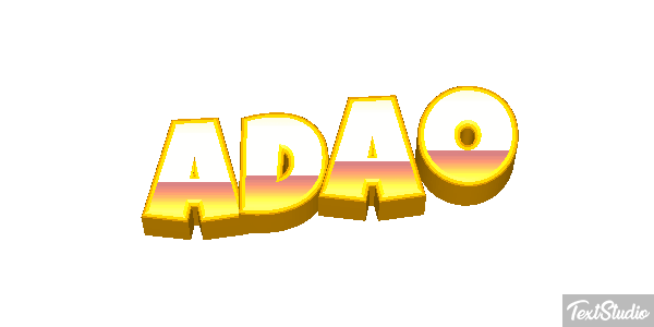 Adão Text effect