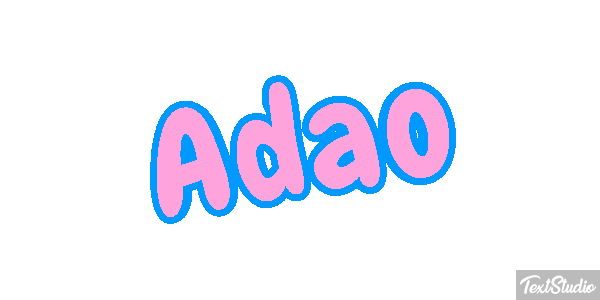 Adão Text effect