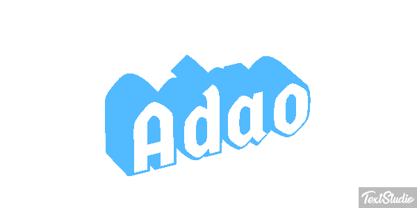 Adão Text effect