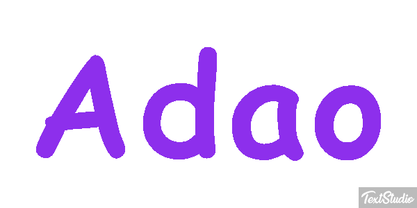 Adão Text effect