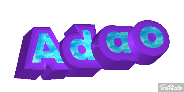 Adão Text effect