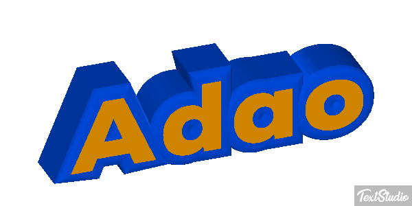 Adão Text effect