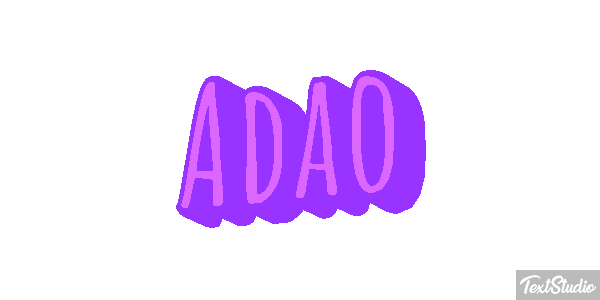 Adão Text effect