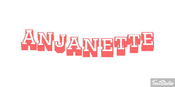 Anjanette Text effect