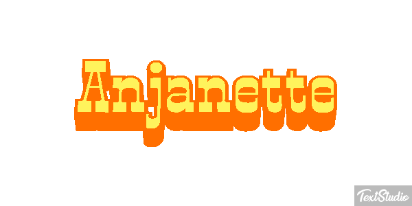 Anjanette Text effect