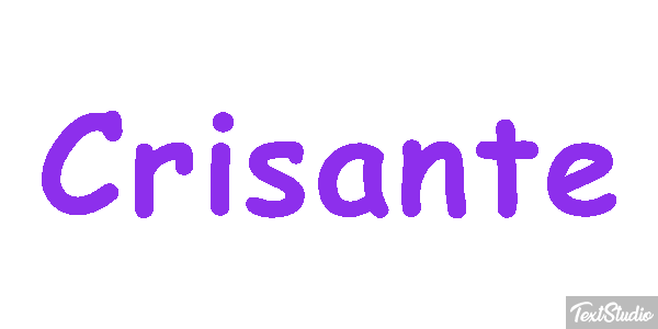 Crisante Effetto testo