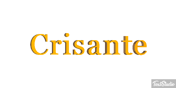 Crisante Effetto testo