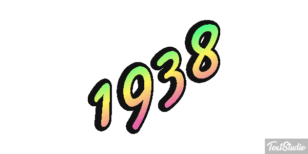 1938 Tekst effect