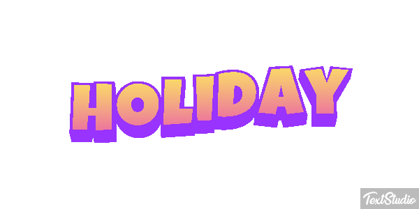 Holiday Text effect
