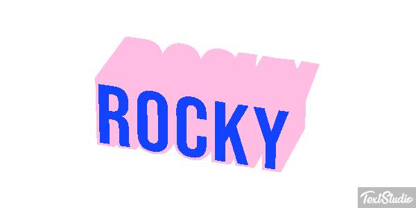 Rocky Text effect