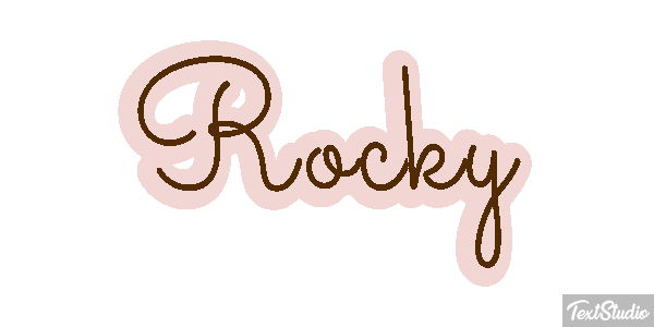 Rocky Text effect