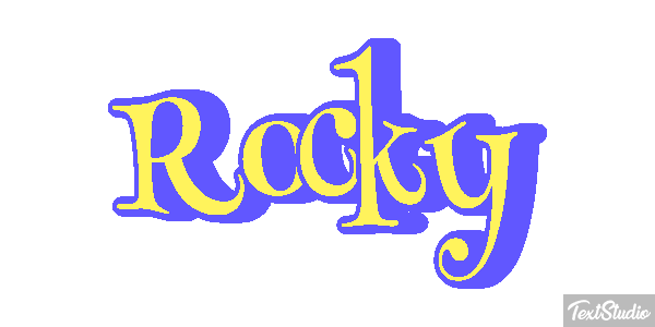 Rocky Text effect