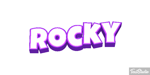 Rocky Text effect