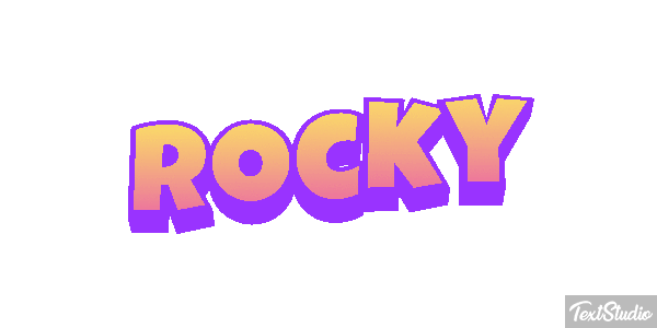 Rocky Text effect