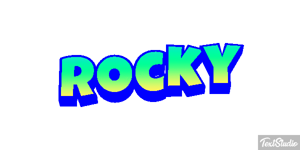 Rocky Text effect