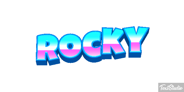 Rocky Text effect