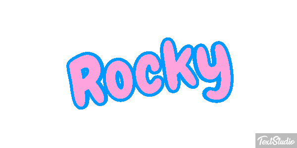Rocky Text effect