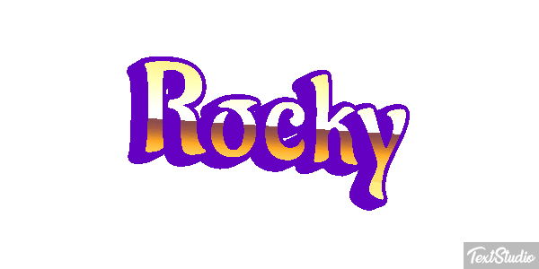 Rocky Text effect