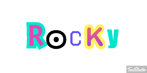 Rocky Text effect