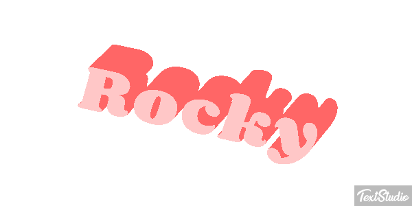 Rocky Text effect