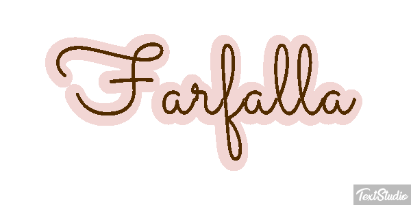 Farfalla Text effect