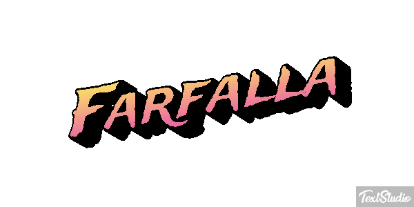 Farfalla Text effect