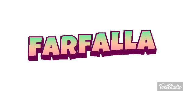 Farfalla Text effect