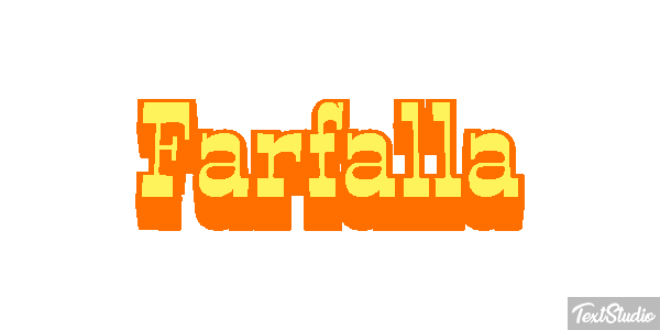Farfalla Text effect