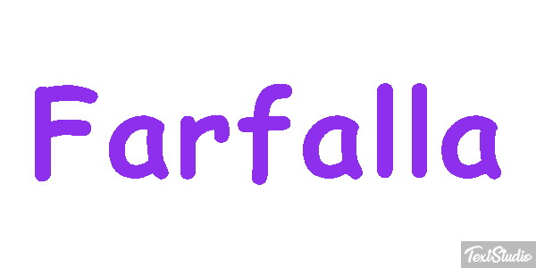 Farfalla Text effect