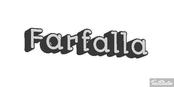 Farfalla Text effect