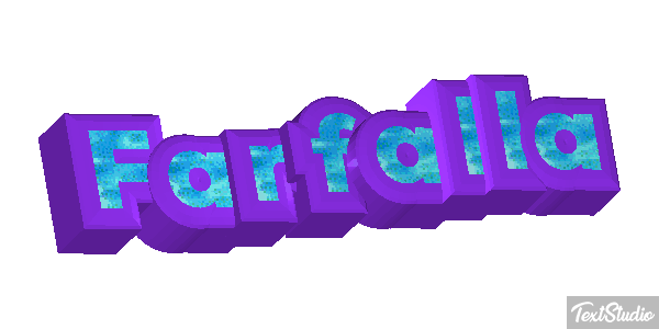 Farfalla Text effect