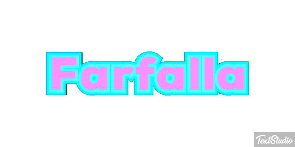 Farfalla Text effect