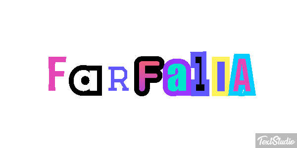 Farfalla Text effect